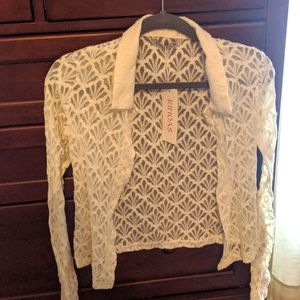 Rihoas sweater cream color never worn